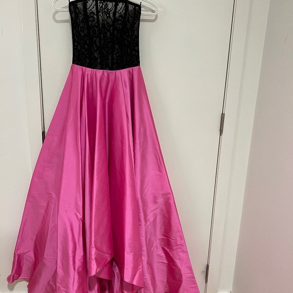 RASARIO pink corset gown - Picture 1 of 10
